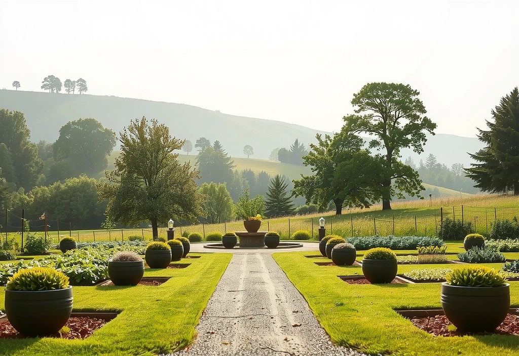 Czech wellness landscape with natural herbs and botanical elements representing local wellness traditions